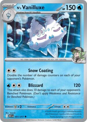 N's Vanilluxe - 051/217: ME: Ascended Heroes