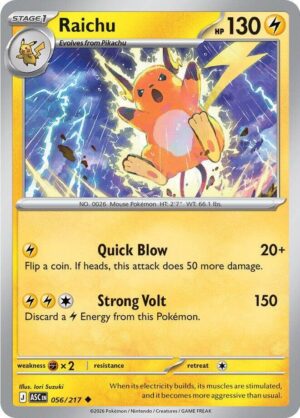 Raichu - 056/217: ME: Ascended Heroes