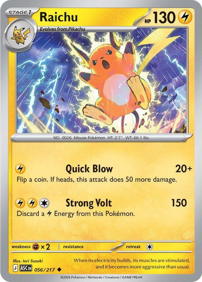 Raichu - 056/217: ME: Ascended Heroes