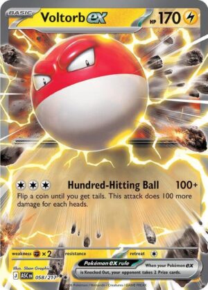 Voltorb ex - 058/217: ME: Ascended Heroes