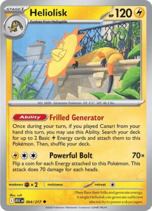Heliolisk - 064/217 - 064/217: ME: Ascended Heroes