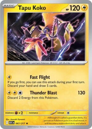Tapu Koko - 067/217: ME: Ascended Heroes