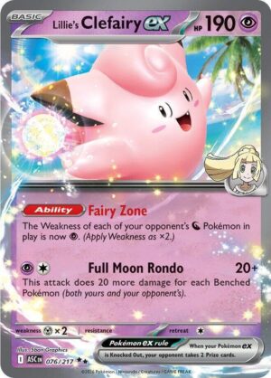 Lillie's Clefairy ex - 076/217 - 076/217: ME: Ascended Heroes