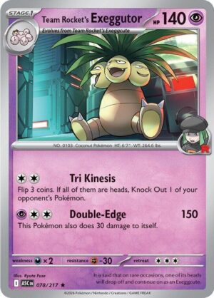 Team Rocket's  exeggutor - 078/217: ME: Ascended Heroes
