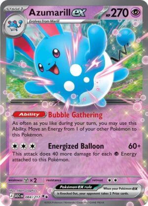 Azumarill ex - 084/217: ME: Ascended Heroes