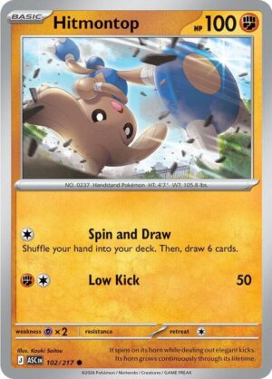 Hitmontop - 102/217 - 102/217: ME: Ascended Heroes