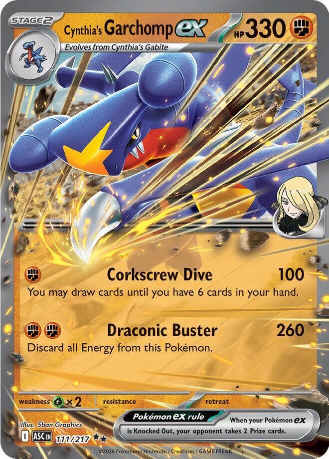 Cynthia's Garchomp ex - 111/217: ME: Ascended Heroes
