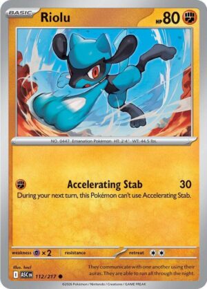 Riolu - 112/217: ME: Ascended Heroes