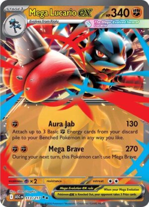 Mega Lucario ex - 113/217: ME: Ascended Heroes