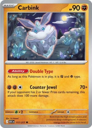 Carbink - 117/217 - 117/217: ME: Ascended Heroes