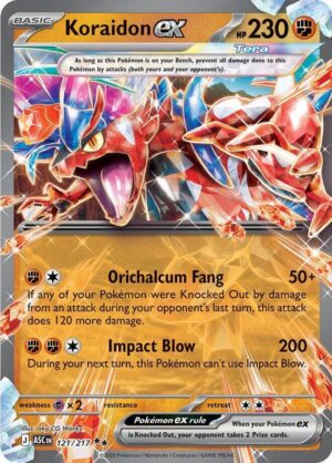 Koraidon ex - 121/217: ME: Ascended Heroes
