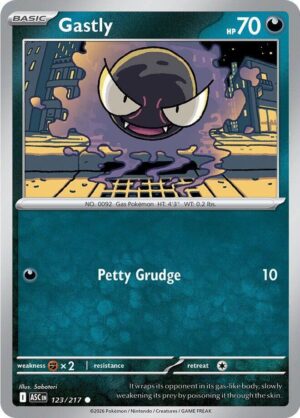 Gastly - 123/217: ME: Ascended Heroes
