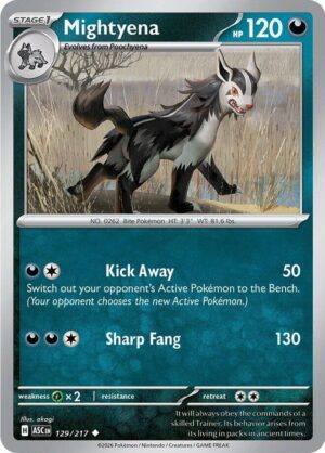 Mightyena - 129/217 - 129/217: ME: Ascended Heroes