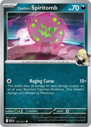 Cynthia's Spiritomb - 133/217 - 133/217: ME: Ascended Heroes