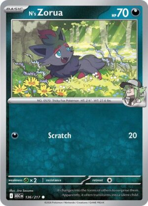N's Zorua - 136/217: ME: Ascended Heroes