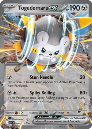 Togedemaru ex - 149/217: ME: Ascended Heroes