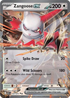 Zangoose ex - 167/217: ME: Ascended Heroes