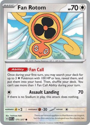 Fan Rotom - 171/217 - 171/217: ME: Ascended Heroes
