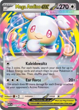 Mega Audino ex - 172/217 - 172/217: ME: Ascended Heroes