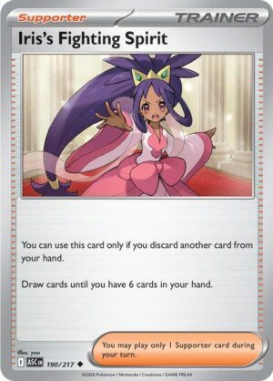 Iris's Fighting Spirit - 190/217 - 190/217: ME: Ascended Heroes