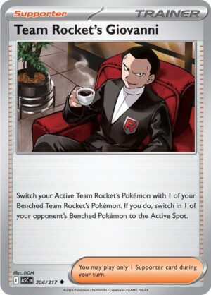 Team Rocket's Giovanni - 204/217: ME: Ascended Heroes