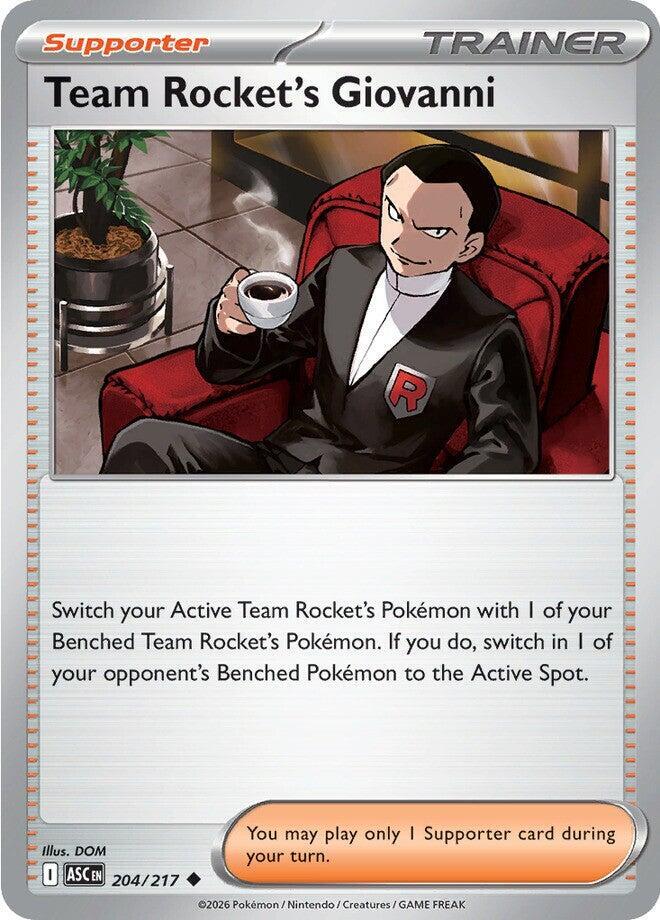Team Rocket's Giovanni - 204/217: ME: Ascended Heroes