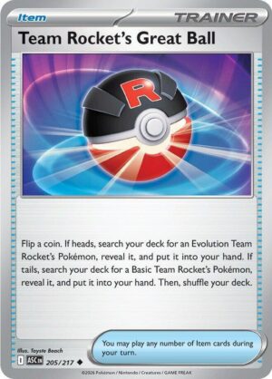 Team Rocket's Great Ball - 205/217: ME: Ascended Heroes