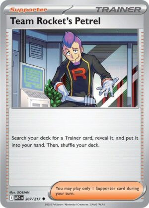 Team Rocket's Petrel - 207/217: ME: Ascended Heroes