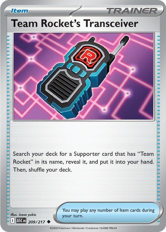 Team Rocket's Transceiver - 209/217 - 209/217: ME: Ascended Heroes