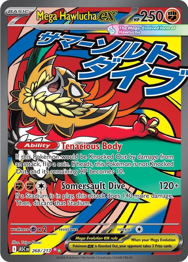 Mega Hawlucha ex - 268/217 - 268/217: ME: Ascended Heroes