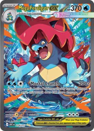 Mega Feraligatr ex - 274/217 - 274/217: ME: Ascended Heroes