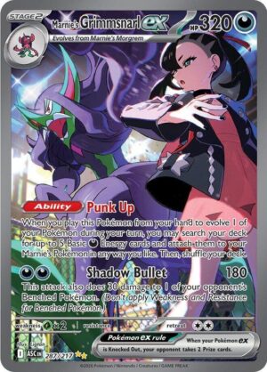 Marnie's Grimmsnarl ex - 287/217: ME: Ascended Heroes