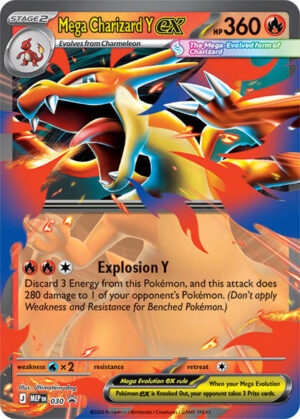 Mega Charizard Y ex - 030 - 030: ME: Mega Evolution Promo