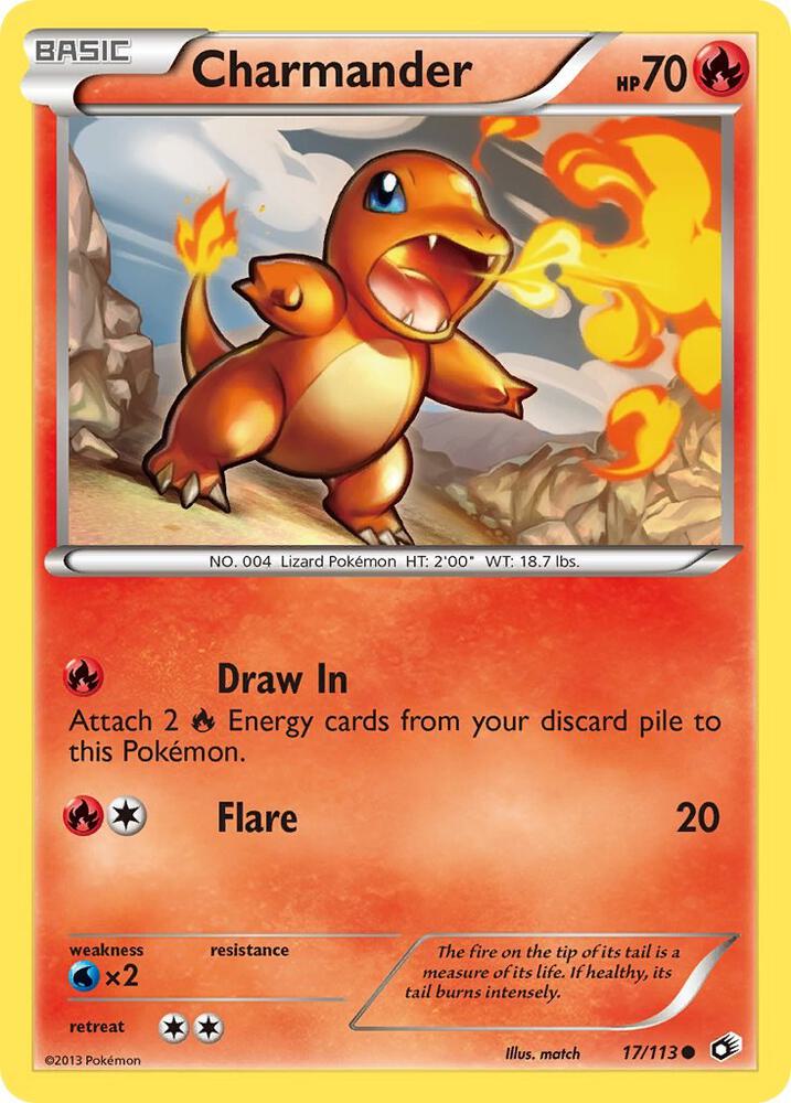 Charmander - 17/113: Legendary Treasures (MP)