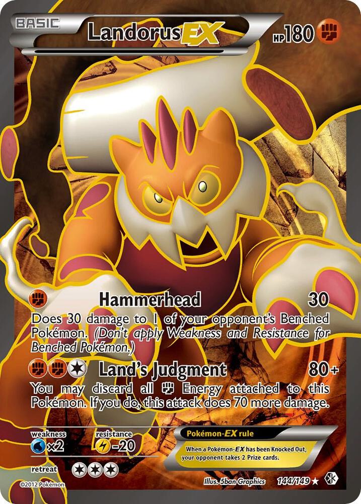 Landorus EX (144 Full Art) - 144/149: Boundaries Crossed