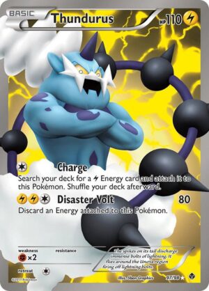 Thundurus (97 Full Art) - 97/98: Emerging Powers