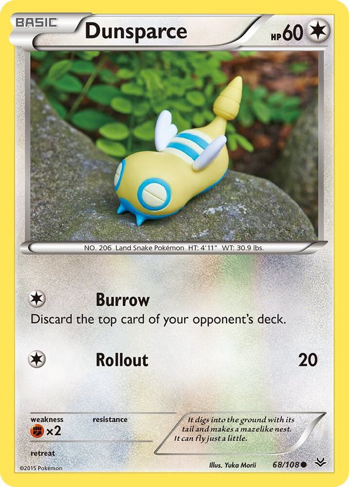 Dunsparce - 68/108: XY - Roaring Skies (MP)
