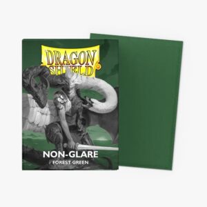 Sleeves - Dragon Shield: Forest Green  Non Glare Matte Sleeves