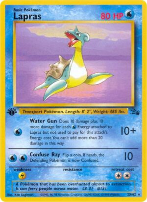 Lapras (25) - 25/62: Fossil (LP)
