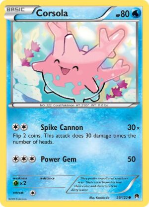Corsola - 29/122: XY - BREAKpoint