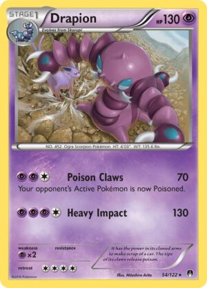 Drapion - 54/122: XY - BREAKpoint