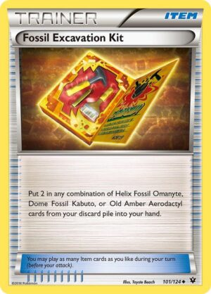 Fossil Excavation Kit - 101/124: XY - Fates Collide