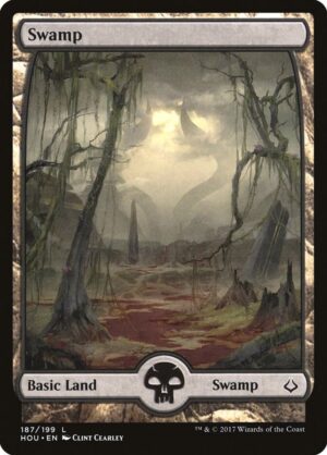 Swamp (187) - Full Art - 187: Hour of Devastation