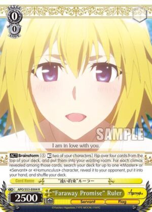 "Faraway Promise" Ruler - APO/S53-E004 R: Fate/Apocrypha