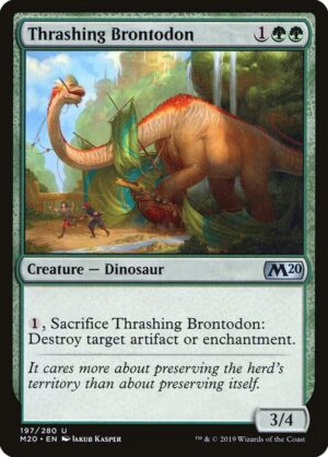 Thrashing Brontodon - 197: Core Set 2020