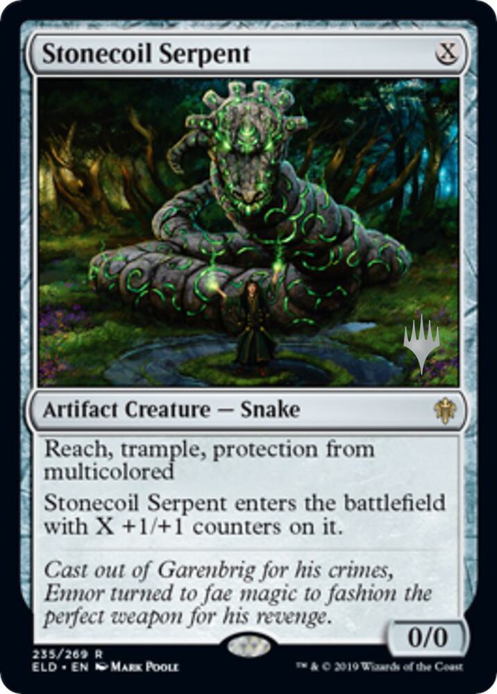 Stonecoil Serpent - 235: Promo Pack: Throne of Eldraine