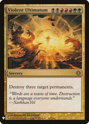 Violent Ultimatum - 206/249: The List Reprints
