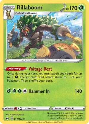 Rillaboom - 014/202 - 014/202: Deck Exclusives