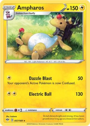 Ampharos - 057/189: SWSH03: Darkness Ablaze