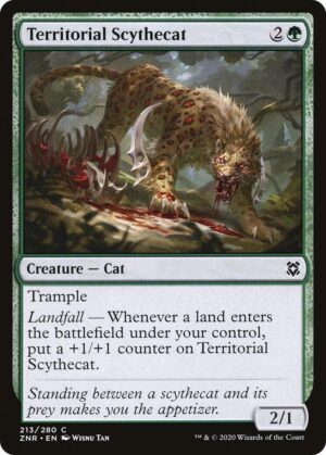 Territorial Scythecat - 213: Zendikar Rising